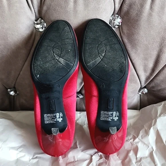 FIONI NIGHT, Satin Rosette Stilleto Pumps, Size 7.5😍 - Picture 5 of 7